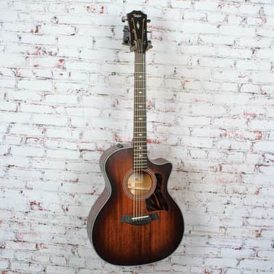 Taylor -(2025) 324ce - Acoustic-Electric Guitar - Mahogany/Mahogany - Shaded Edge Burst Top - w/ Hardshell Case - x5066 image 4