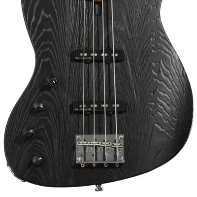 Sire Marcus Miller V6 4-string Left-handed Electric Bass Guitar - Black image 1