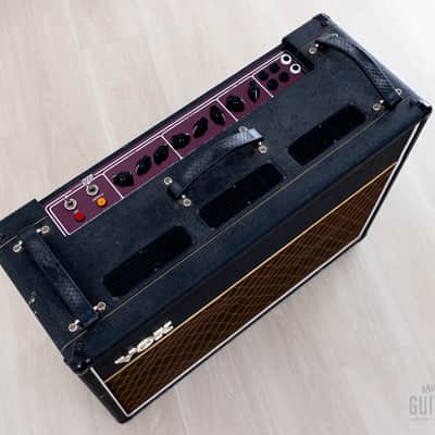 2000 Vox AC30/6 TBX Tube Guitar Amp 2x12 AC30 Top Boost, Korg Era UK-Made w/ Celestion Greenback, Stand & Ftsw image 2