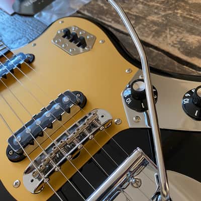 Fender Japan FSR Alder Jaguar Reissue MIJ Piano Black w/ Anodised Pickguard MIJ Japanese Shop Order image 13