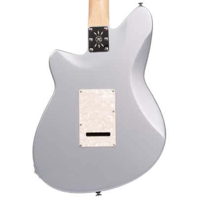 Reverend Double Agent W Electric Guitar, Rosewood Fingerboard, Metallic Silver Freeze image 4