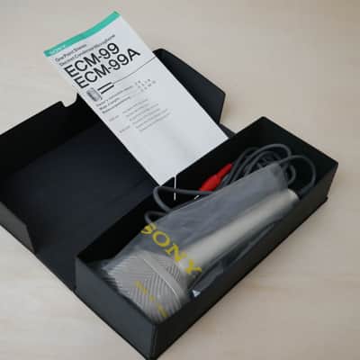 SONY • ECM-99 Stereo Electret Condenser Microphone (1978) /w box and manual image 11