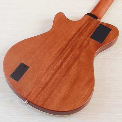 Natural Matte Finish Silent Classic Electric Guitar, Spruce Top Body, Mahogany Neck image 4