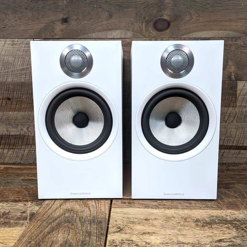 B&W Bowers And Wilkins 606 S2 Anniversary Ed. Speakers - White - Open Box image 1
