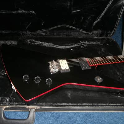 Vintage 1980's Hohner Professional EX Devil Explorer Electric Guitar w/ Case! image 4