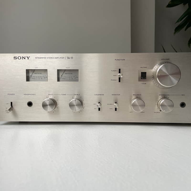 1974-1978 Sony TA-11 aluminum face