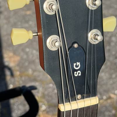 2002 Gibson SG Special Faded W/Ebony Fretboard and Crescent Moon Inlays Heritage Cherry image 5