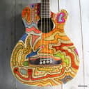 Fender FA-450CE 4-String Maple / Mahogany Acoustic Bass CUSTOM ART BASS