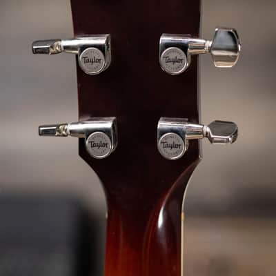 Taylor Custom Shop Dreadnought Acoustic Guitar - Vintage Sunburst with Hardshell Case - Used image 6