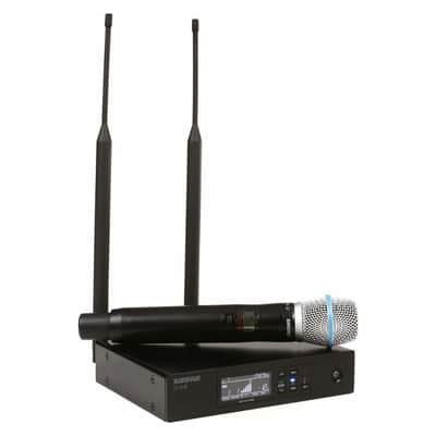 Shure QLXD24/B87A Handheld Wireless System, V50 174 - 216 MHz image 1