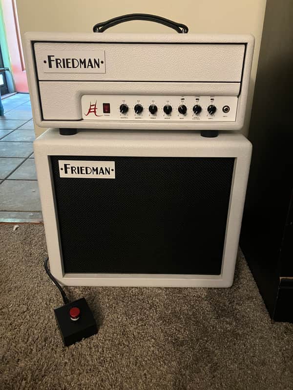 Friedman JEL-20 Jake E. Lee Signature 2-Channel 20-Watt 1x12" Guitar Amp Half Stack 2025 Rare White! image 1