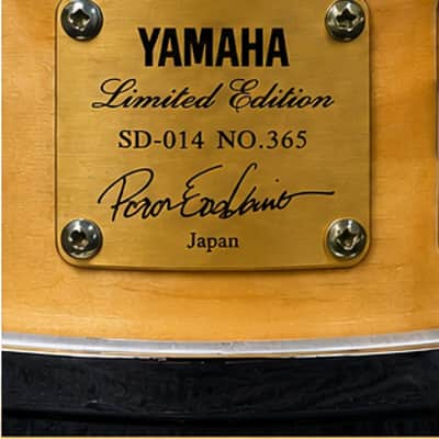 1989 Yamaha SD-014 Peter Erskine Signature Snare Drum #365 of 500 – Made in Japan Handmade: image 3