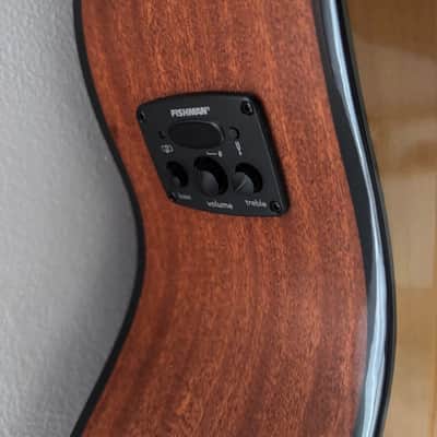 Fender CB-60SCE ACB Acoustic-Electric Bass with Laurel Fretboard 2020s - Aged Cognac Burst image 3