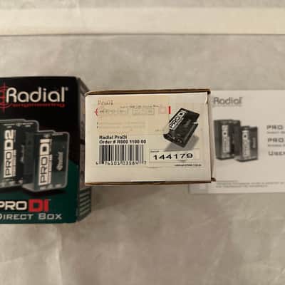 Radial ProDI Passive Direct Box – Made in Canada – Original Box & Manuals image 2