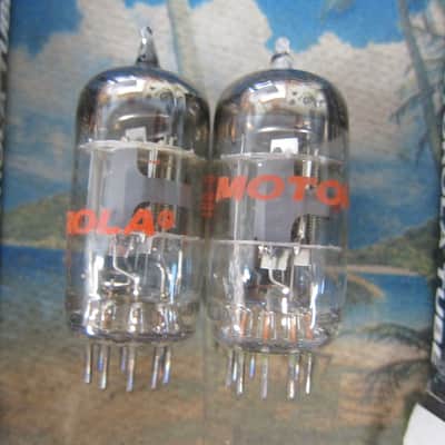 Pr NOS Motorola Vintage 6AN8A Preamp/Driver Tubes, 1960s, USA Ex Sound, Performance, Boxes 1960s image 2