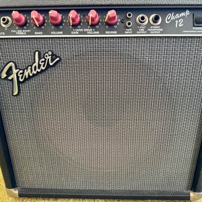 Fender Champ 12 (Red Knob) 1990 image 6