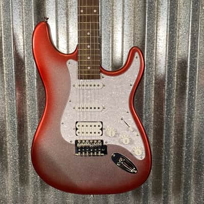 Musily MST-1 Strat Style HSS Guitar Candy Apple Redburst #060520260001 Used image 1