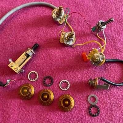 Vintage 2008 Gibson Les Paul wiring harness kill switch for les paul paf burst standard es-335 image 1