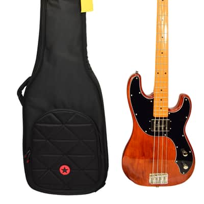 2025 Squier Classic Vibe Telecaster Bass, Maple Fingerboard, Black Pickguard, Mocha w/ Bag image 1