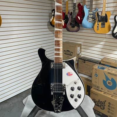 Rickenbacker 620 Electric Guitar - Jetglo w/OHSC #734 image 5