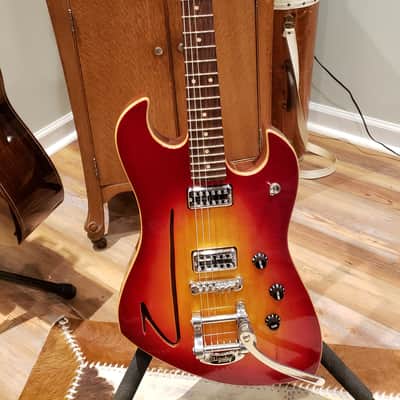 Zane Guitars Custom Shop "Jody Davis" Semi-Hollowbody Guitar w/ Bigsby, TV Jones Pickups image 1