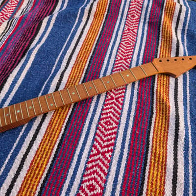 4A Roasted Flame Maple Musikraft Neck image 1