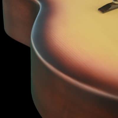 Round hole acoustic luthiery archtop guitar Manouche Gypsy image 15