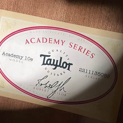 NEW! Taylor Academy 10e Acoustic-Electric Guitar - Natural - 4lbs - Authorized Dealer - G06199 image 4