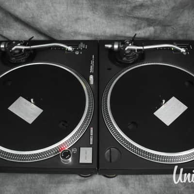 Technics SL-1200 MK5 Black pair Direct Drive DJ Turntable in very good Condition image 12