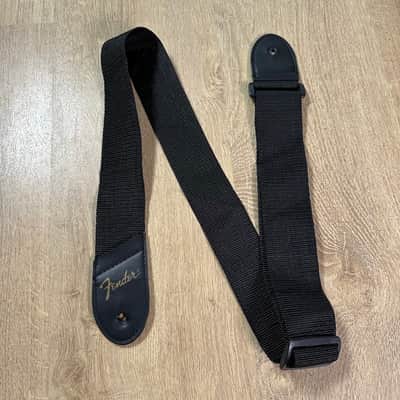 Fender Vintage Nylon Black Adjustable Guitar Strap Official Product 1980s 1990s image 1