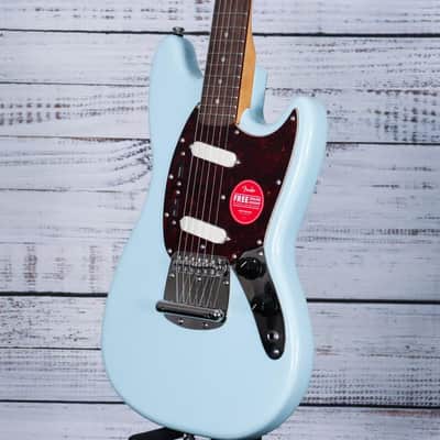 Squier Classic Vibe '60s Mustang Electric Guitar | Sonic Blue image 5