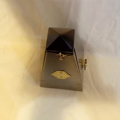 Fully Restored Antique Wood Bell Metronome de Maelzel by Seth Thomas Clocks Dark Walnut, Lacquered Brass Trim,  Beats Evenly image 15