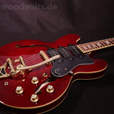 Epiphone Riviera Custom P93 2011 - 2019 - Wine Red image 5