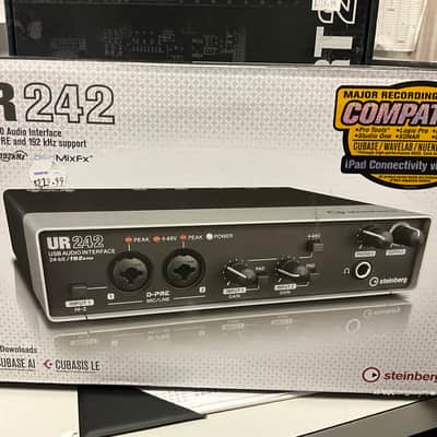Steinberg UR242 USB 2.0 Audio Interface 2010s - Silver/Black image 1