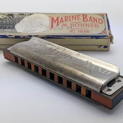 M. Hohner Marine Band A440 1896 Classic Harmonica - Key of G image 10