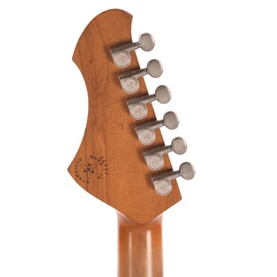 Novo Dealer Limited Miris J HH Pelham Burst Light Distress w/ Amber Back & Sides & Lollar Low Wind Imperial Humbuckers (Serial #26457) image 7
