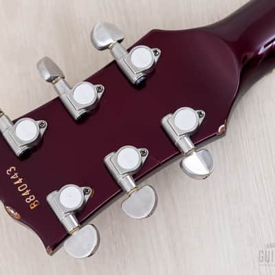 1984 Greco Mint Collection John Sykes Metallic Red Burst, 100% Original w/ Screamin PAFs, Japan Fujigen image 5