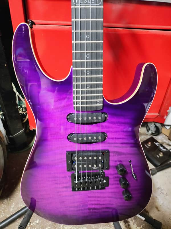 Fesley - FDK800 SuperStrat 2024 - Purple image 1