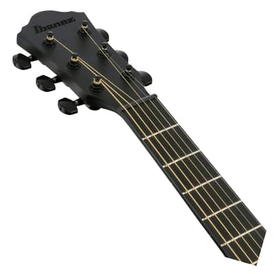 Used Ibanez AEWC621 Acoustic-Electric Guitar - Black Out image 4