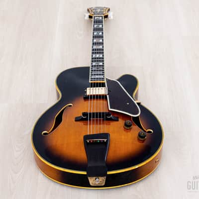 1988 Ibanez JP20 Joe Pass Signature Archtop Electric Guitar Sunburst w/ Super 58, Case image 13