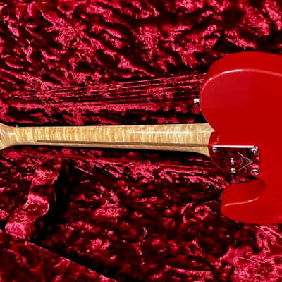 Fender Telecaster Custom Shop Dakota Red Custom Deluxe 5A Flame 2011 - Dakota Red image 17