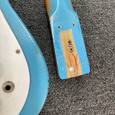 Danelectro Hawk 2N-12, 12 String 1967 - 1969 - Blue / Turquoise image 7