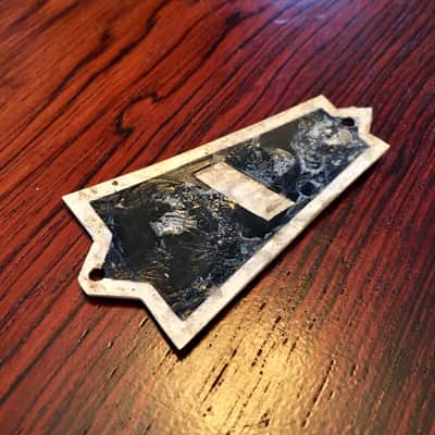 Gibson Custom truss rod cover c 1940 pre-war orignal vintage image 2