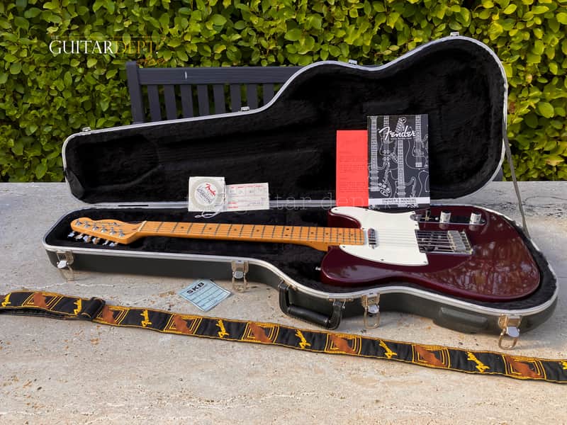 ♚SUPERB♚RARE♚Vintage 1999 Fender AMERICAN STANDARD TELECASTER USA♚MIDNIGHT WINE♚