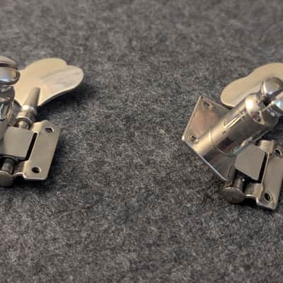 Original tuners from Squier Precision Bass PJ  2023 - Nickel/silver image 6