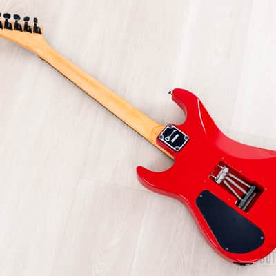 1990 Charvel by Jackson DK-065-SSH Vintage Superstrat Red w/ Floyd Rose, Model 3 Japan image 13
