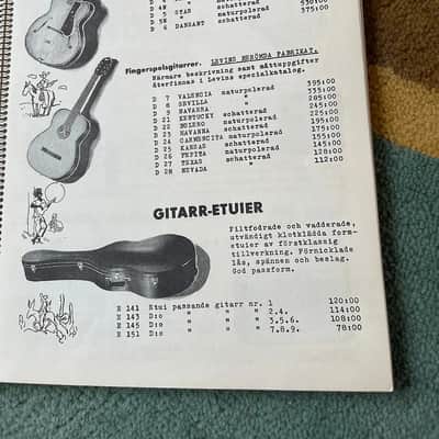 Levin  Music gear catalogue 1954 image 2
