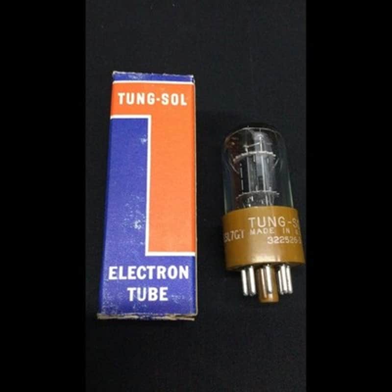NOS NIB TUNG SOL 6SL7GT Brown Base Black Plate Premium Audio Vacuum Tube K.9707 image 1