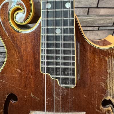 Washburn M-4SB R Sunburst Mandolin - Natural Relic image 9