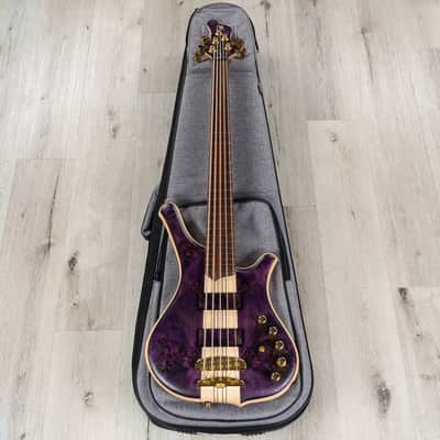 Mayones Comodous MDi 5 Mohini Dey Signature 5-String Bass, Raw Trans Purple image 11